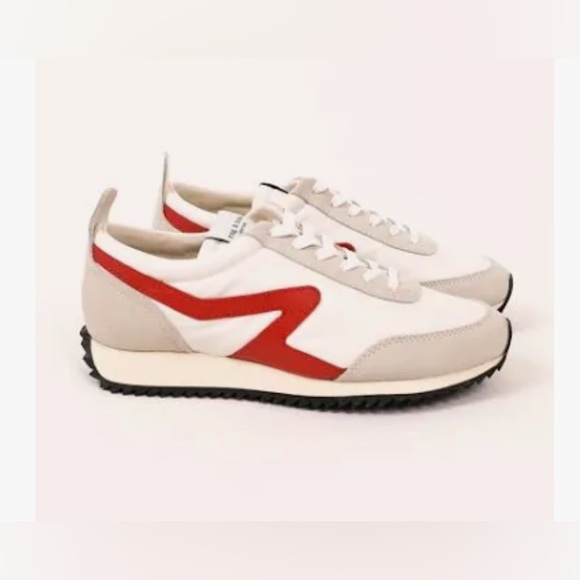 rag & bone Shoes - ❤️ Rag & Bone Retro Runner Off White and Red Sneakers